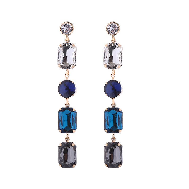 Fashion Jewelry Rhinestone Earrings For Women YWHME-608 