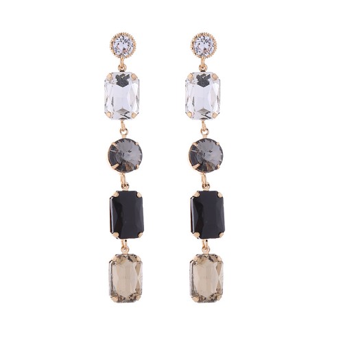 Fashion Jewelry Rhinestone Earrings For Women YWHME-608