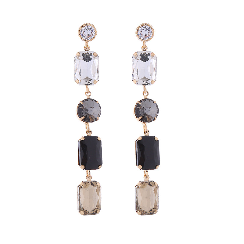 Fashion Jewelry Rhinestone Earrings For Women YWHME-608 