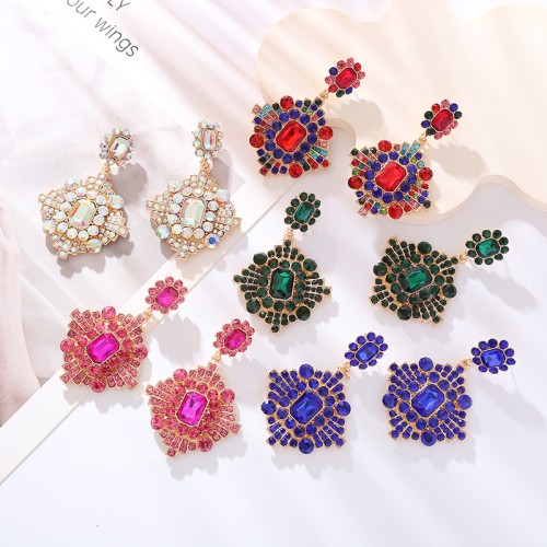 Fashion Jewelry Rhinestone Earrings For Women YWHME-609