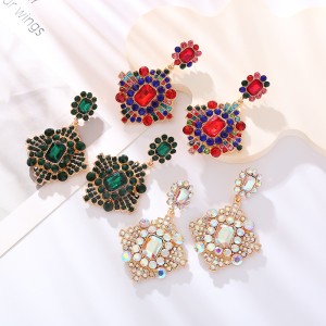 Fashion Jewelry Rhinestone Earrings For Women YWHME-609 