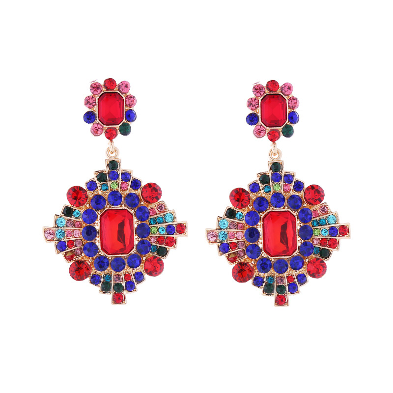 Fashion Jewelry Rhinestone Earrings For Women YWHME-609 