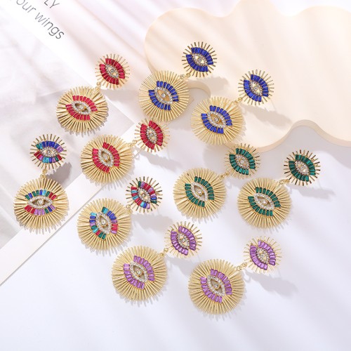 Fashion Jewelry Rhinestone Earrings For Women YWHME-610