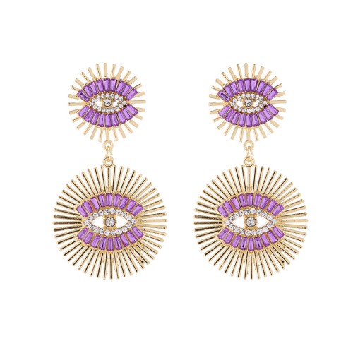 Fashion Jewelry Rhinestone Earrings For Women YWHME-610