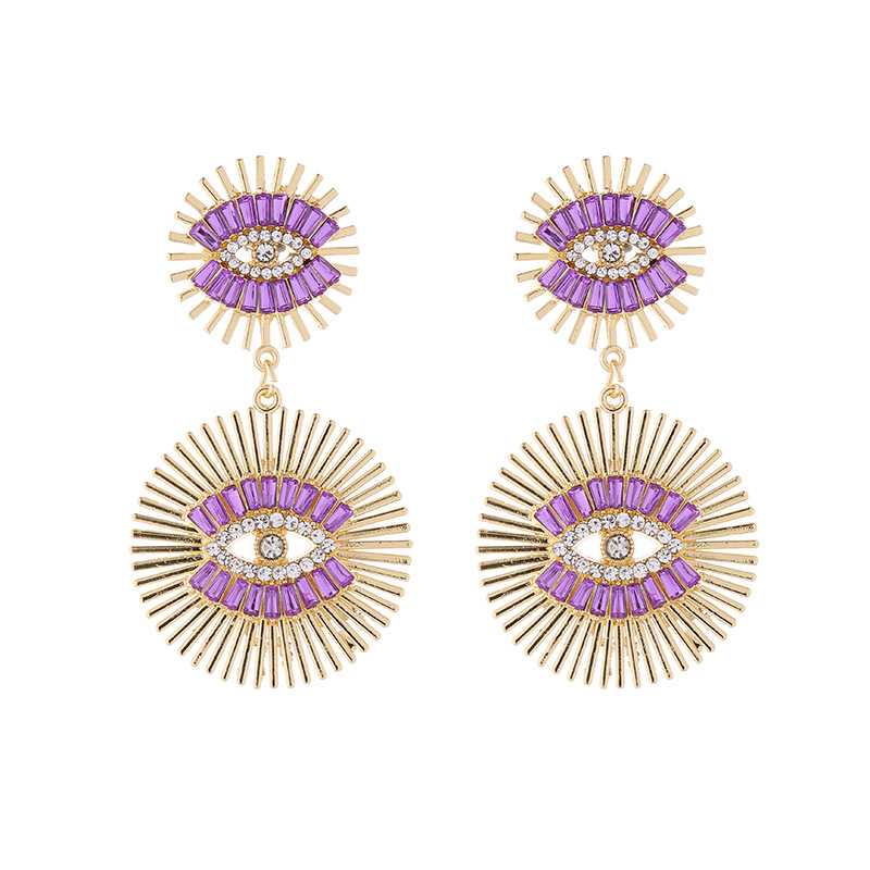 Fashion Jewelry Rhinestone Earrings For Women YWHME-610 