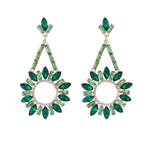 Fashion Jewelry Rhinestone Earrings For Women YWHME-611