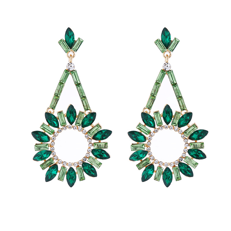 Fashion Jewelry Rhinestone Earrings For Women YWHME-611 