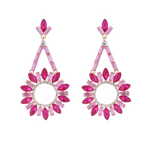 Fashion Jewelry Rhinestone Earrings For Women YWHME-611