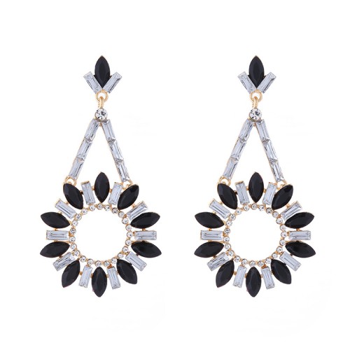 Fashion Jewelry Rhinestone Earrings For Women YWHME-611