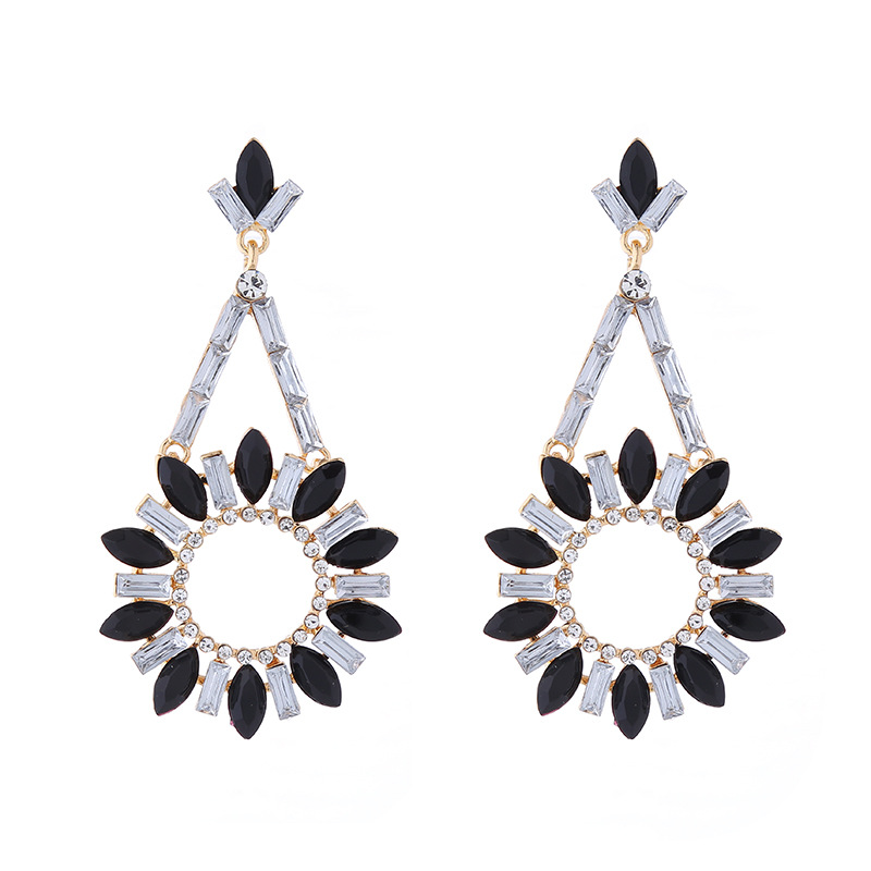 Fashion Jewelry Rhinestone Earrings For Women YWHME-611 