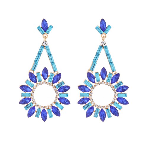 Fashion Jewelry Rhinestone Earrings For Women YWHME-611