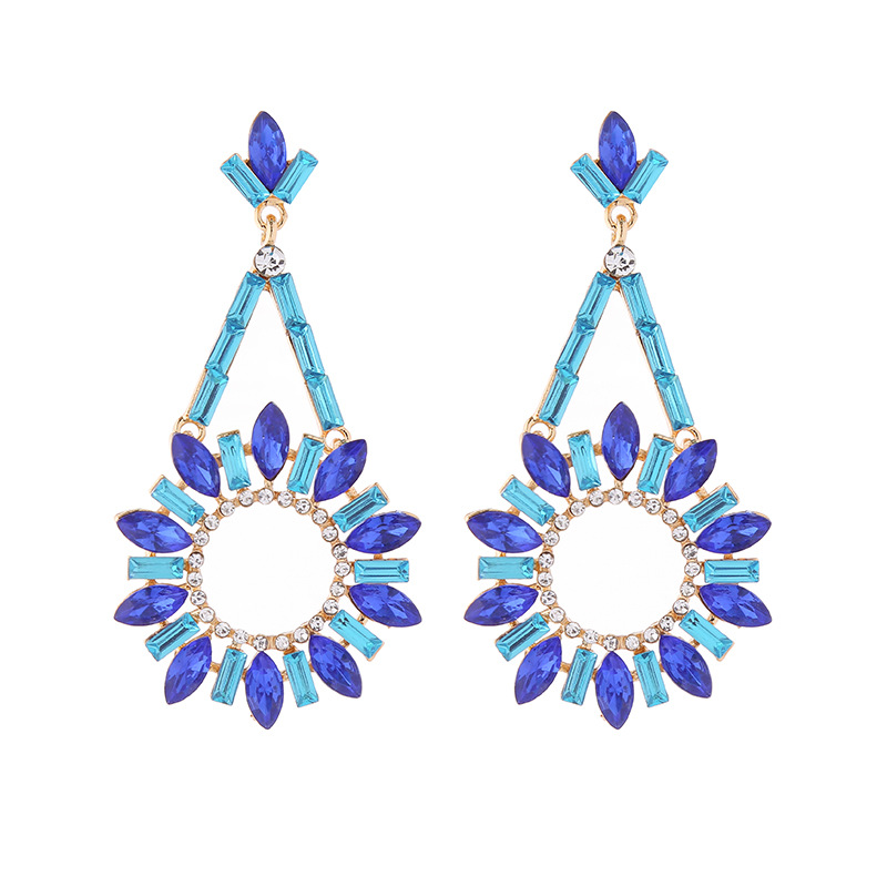 Fashion Jewelry Rhinestone Earrings For Women YWHME-611 