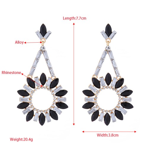 Fashion Jewelry Rhinestone Earrings For Women YWHME-611