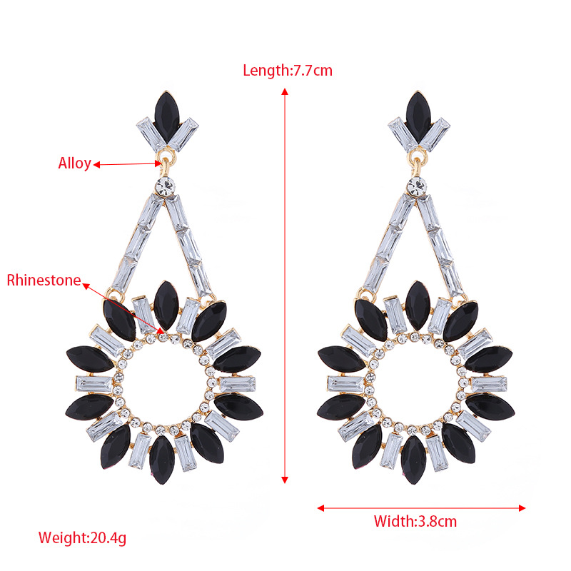 Fashion Jewelry Rhinestone Earrings For Women YWHME-611 