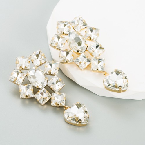 Fashion Jewelry Rhinestone Earrings For Women YWHME-612