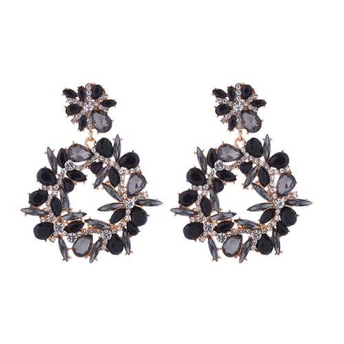 Fashion Jewelry Rhinestone Earrings For Women YWHME-613