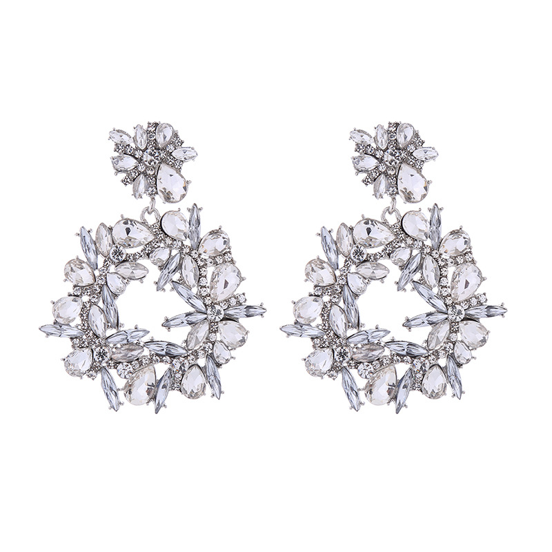 Fashion Jewelry Rhinestone Earrings For Women YWHME-613 