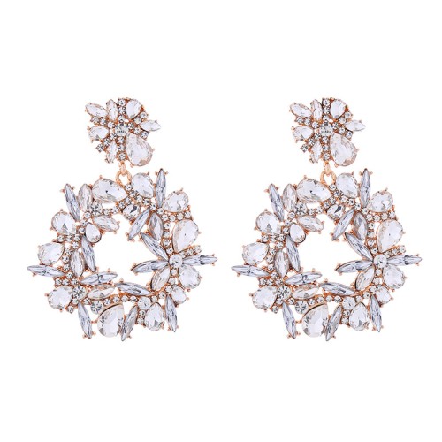 Fashion Jewelry Rhinestone Earrings For Women YWHME-613