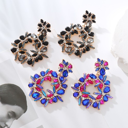 Fashion Jewelry Rhinestone Earrings For Women YWHME-613