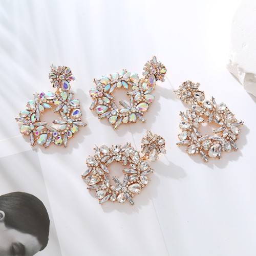 Fashion Jewelry Rhinestone Earrings For Women YWHME-613