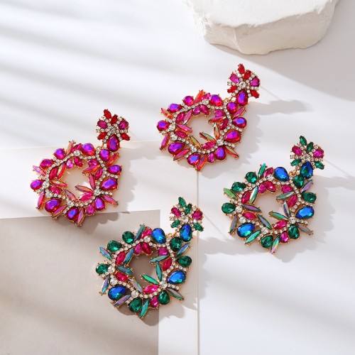 Fashion Jewelry Rhinestone Earrings For Women YWHME-613