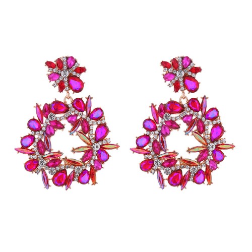 Fashion Jewelry Rhinestone Earrings For Women YWHME-613