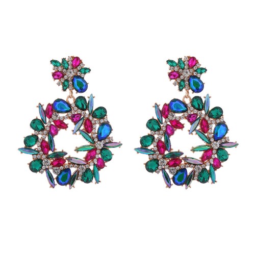 Fashion Jewelry Rhinestone Earrings For Women YWHME-613