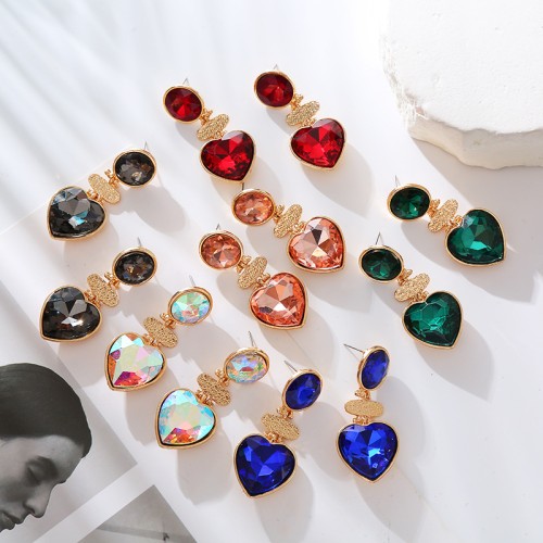 Fashion Jewelry Rhinestone Earrings For Women YWHME-614