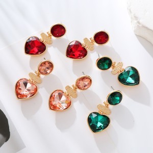 Fashion Jewelry Rhinestone Earrings For Women YWHME-614 