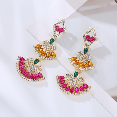 Fashion Jewelry Rhinestone Earrings For Women YWHME-615