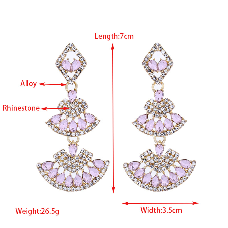 Fashion Jewelry Rhinestone Earrings For Women YWHME-615 