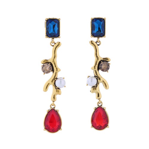 Fashion Jewelry Rhinestone Earrings For Women YWHME-617