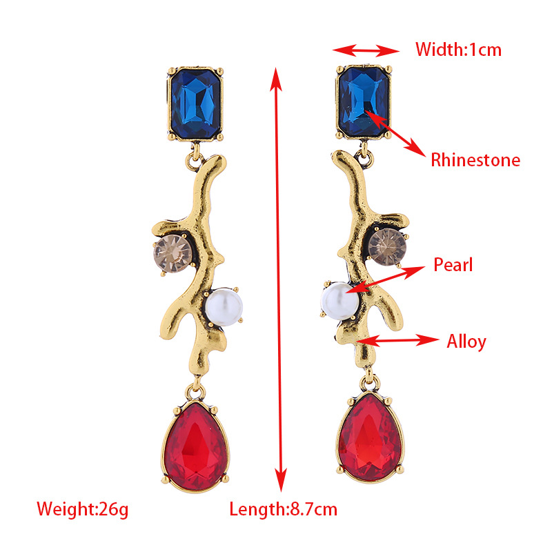 Fashion Jewelry Rhinestone Earrings For Women YWHME-617 