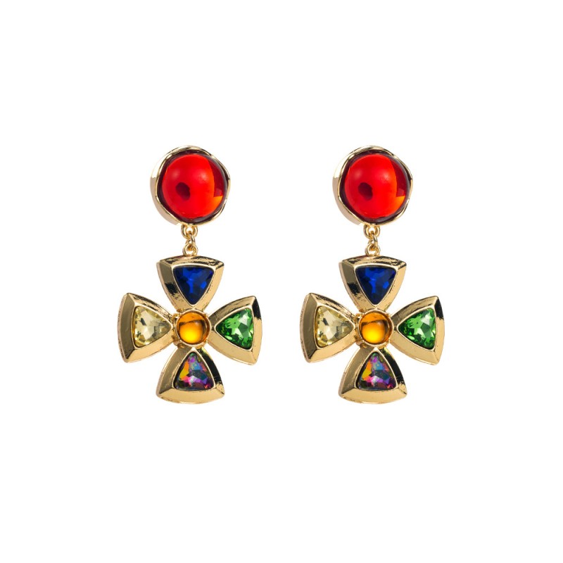 Fashion Jewelry Rhinestone Earrings For Women YWHME-618 