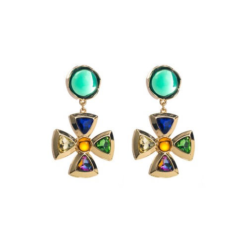 Fashion Jewelry Rhinestone Earrings For Women YWHME-618