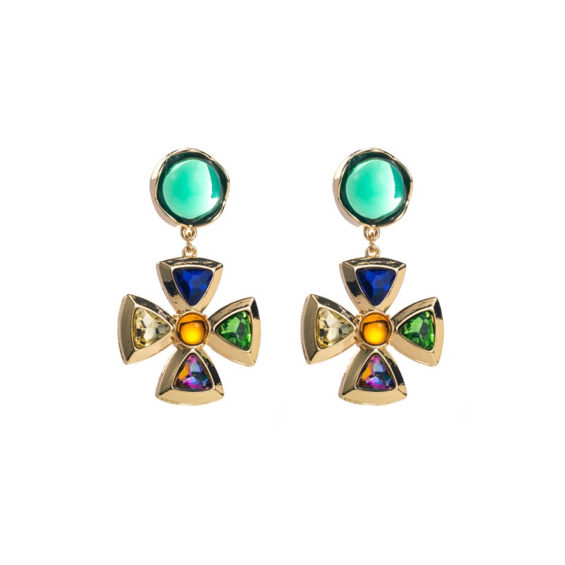 Fashion Jewelry Rhinestone Earrings For Women YWHME-618 