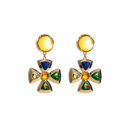 Fashion Jewelry Rhinestone Earrings For Women YWHME-618