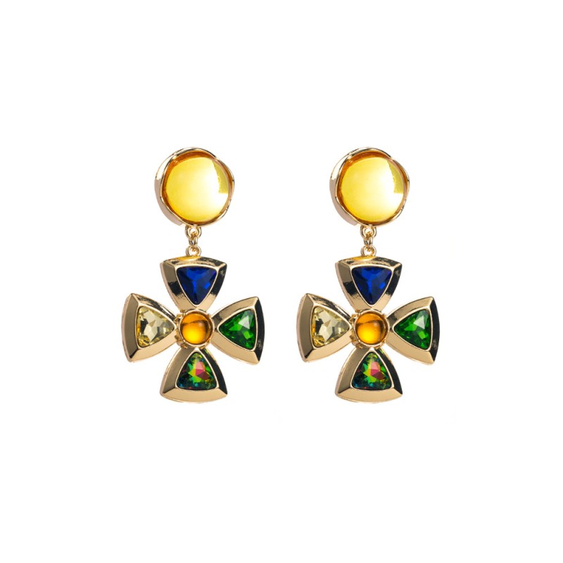 Fashion Jewelry Rhinestone Earrings For Women YWHME-618 