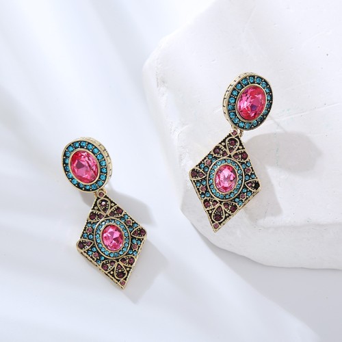 Fashion Jewelry Rhinestone Earrings For Women YWHME-619