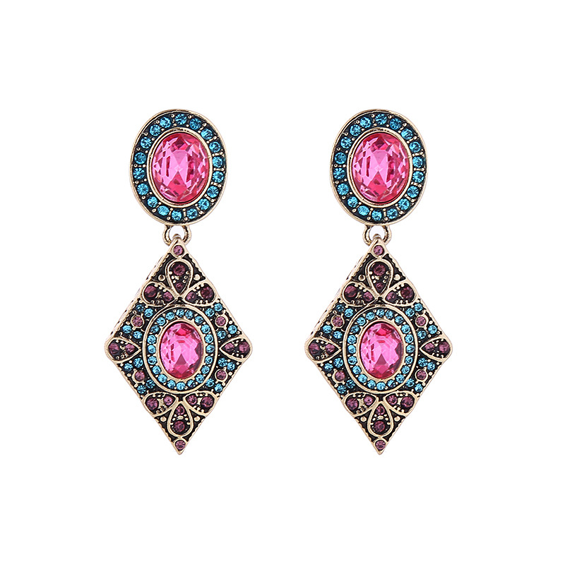 Fashion Jewelry Rhinestone Earrings For Women YWHME-619 