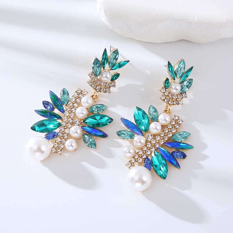 Fashion Jewelry Rhinestone Earrings For Women YWHME-621 