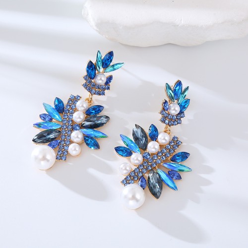 Fashion Jewelry Rhinestone Earrings For Women YWHME-621