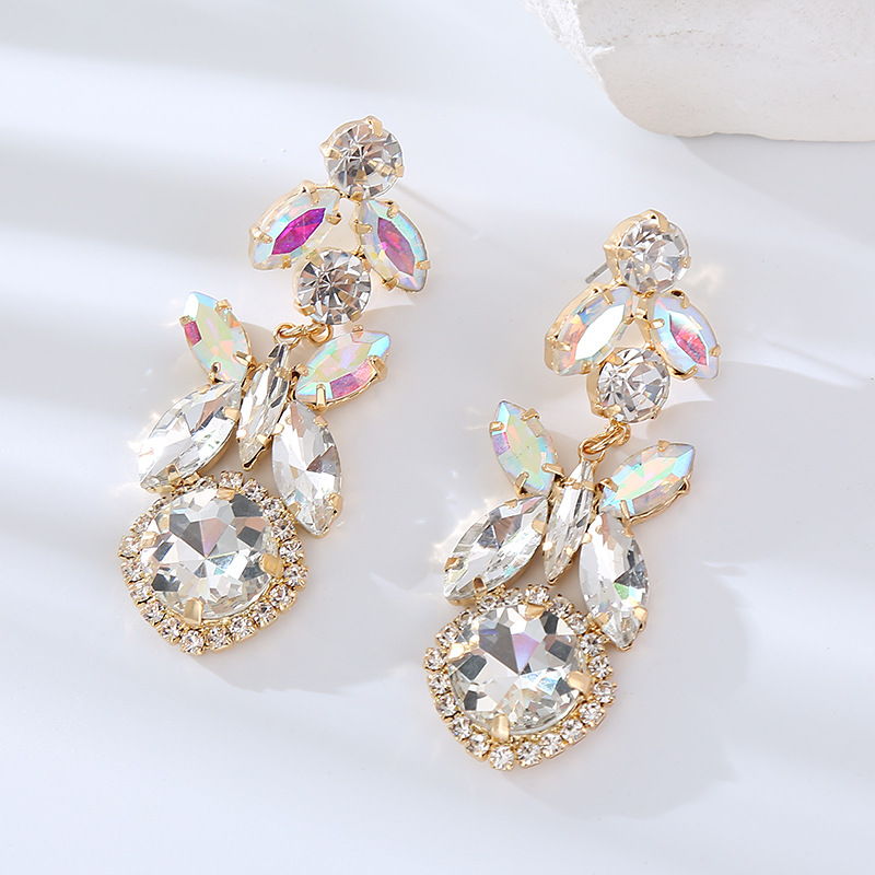 Fashion Jewelry Rhinestone Earrings For Women YWHME-622 