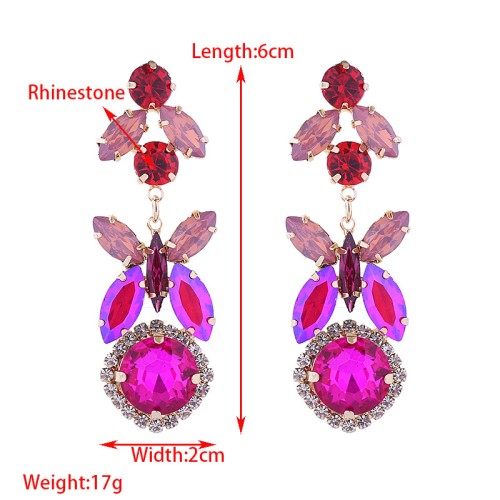 Fashion Jewelry Rhinestone Earrings For Women YWHME-622