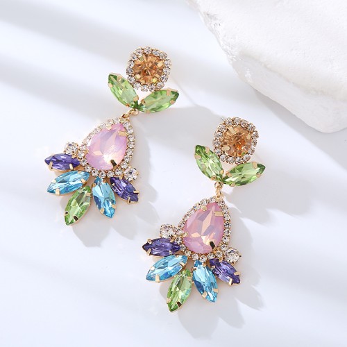 Fashion Jewelry Rhinestone Earrings For Women YWHME-624