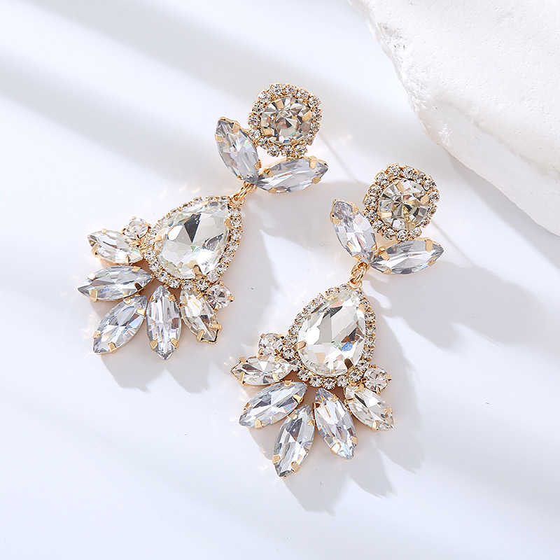 Fashion Jewelry Rhinestone Earrings For Women YWHME-624 