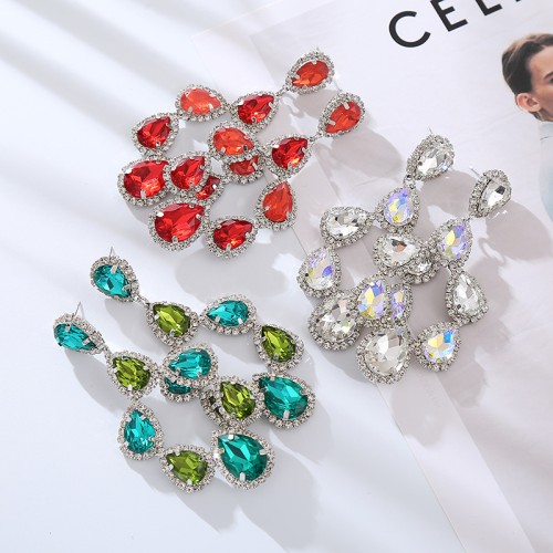 Fashion Jewelry Rhinestone Earrings For Women YWHME-625