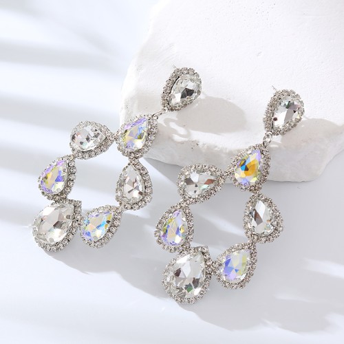 Fashion Jewelry Rhinestone Earrings For Women YWHME-625