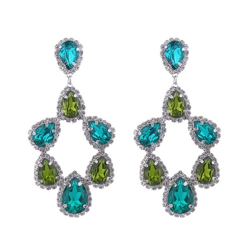 Fashion Jewelry Rhinestone Earrings For Women YWHME-625