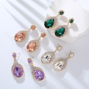 Fashion Jewelry Rhinestone Earrings For Women YWHME-626 